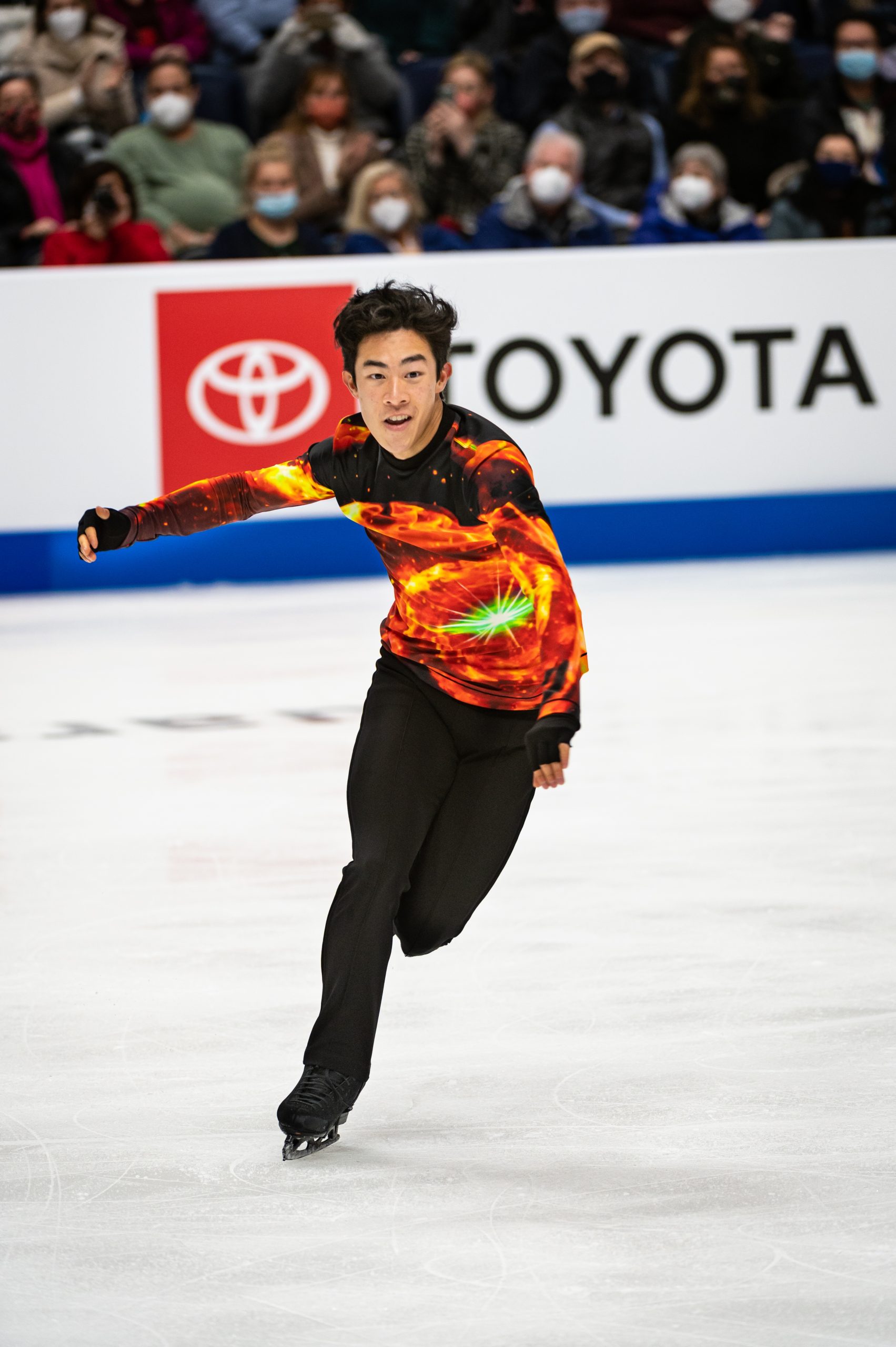Nathan Chen during his Golden Performance
Photo Credit: Chris Allan/Shutterstock