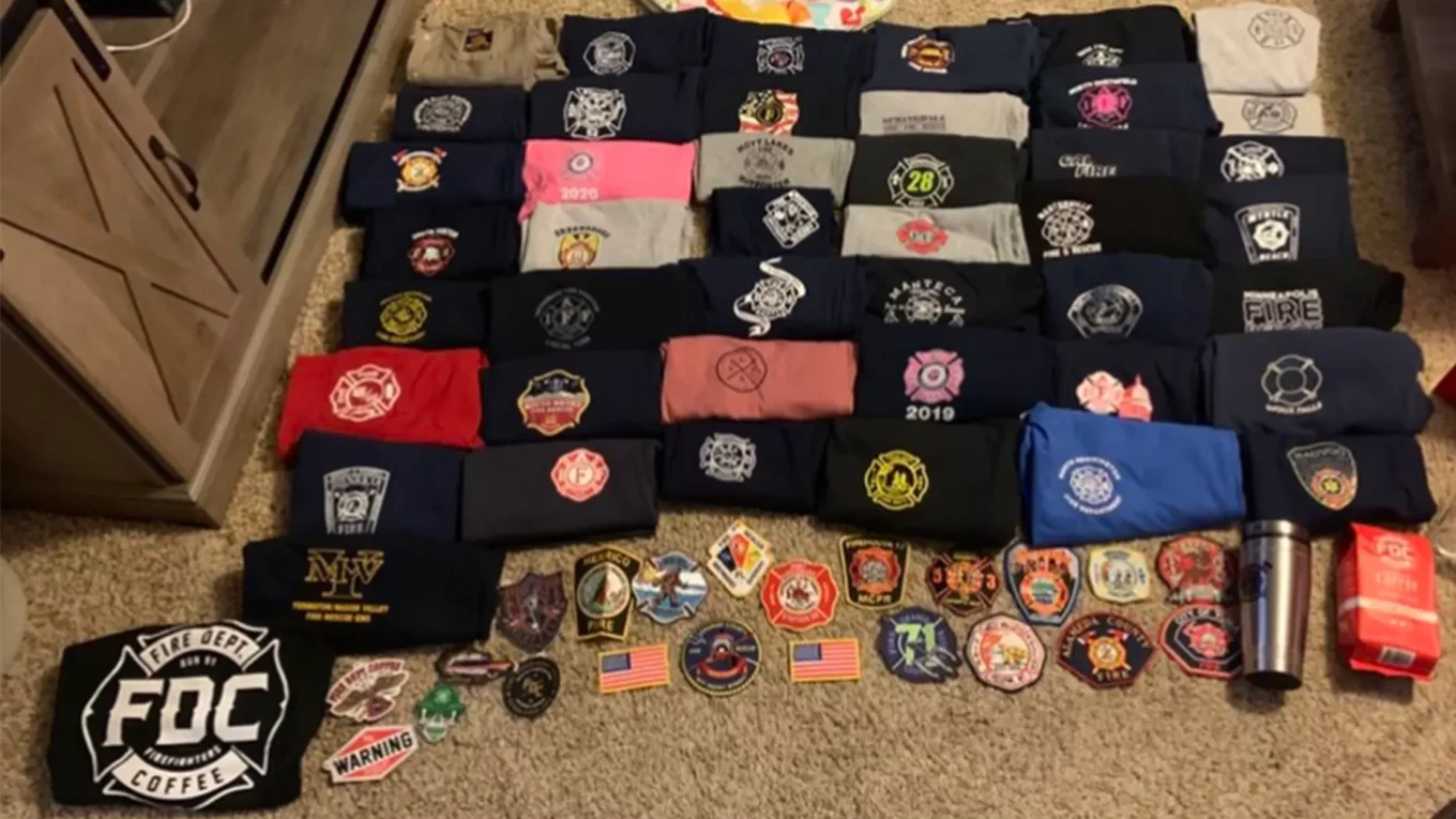 Alli Marois said she received more than 100 T-shirts. Some of the shirts can be seen here_Courtesy Alli Marois