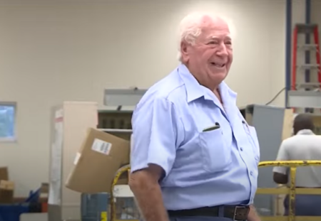 USPS Delivery Man Celebrates 70 Years of Delivering the Mail